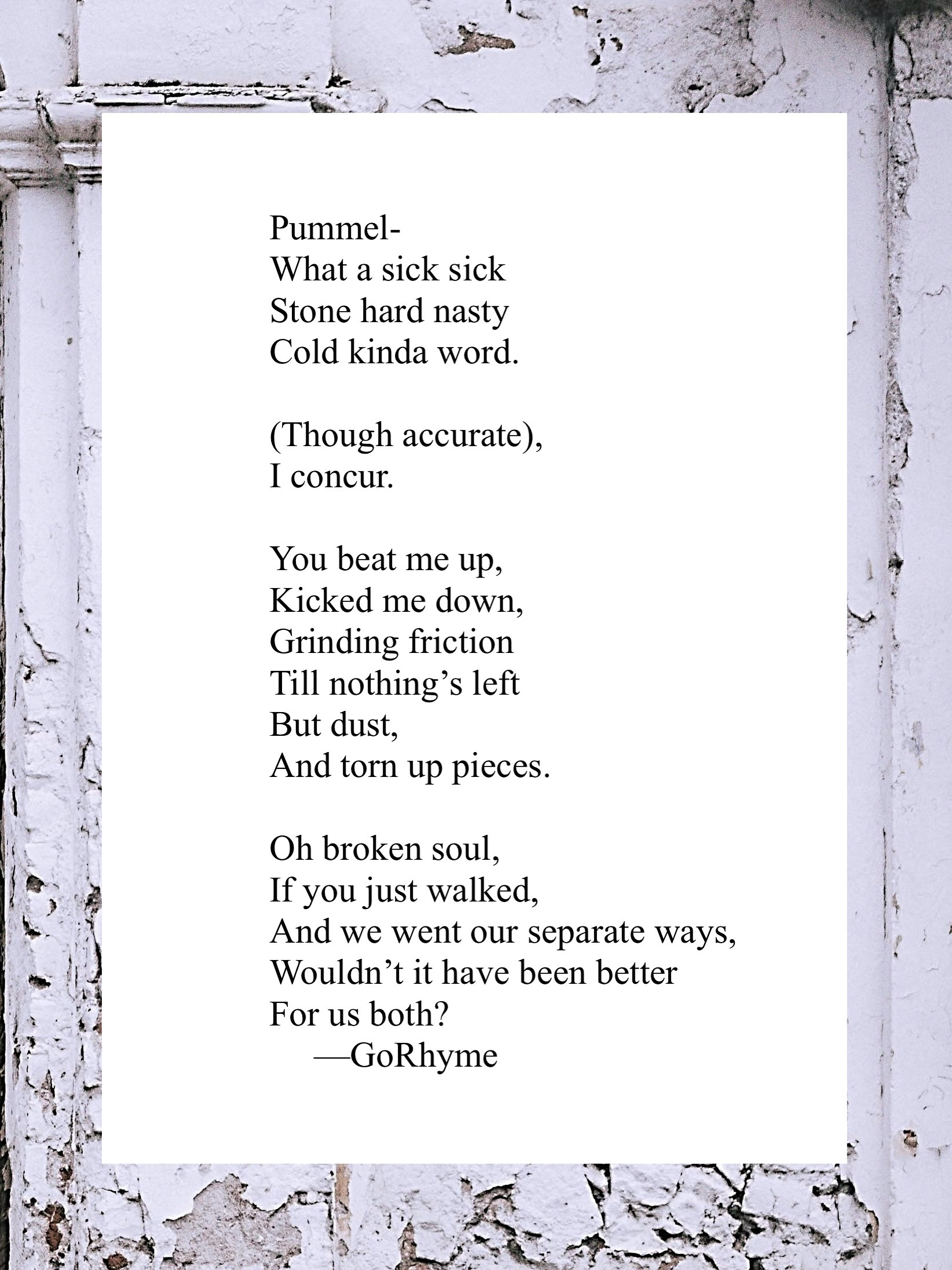Poetry by Kelly Gray