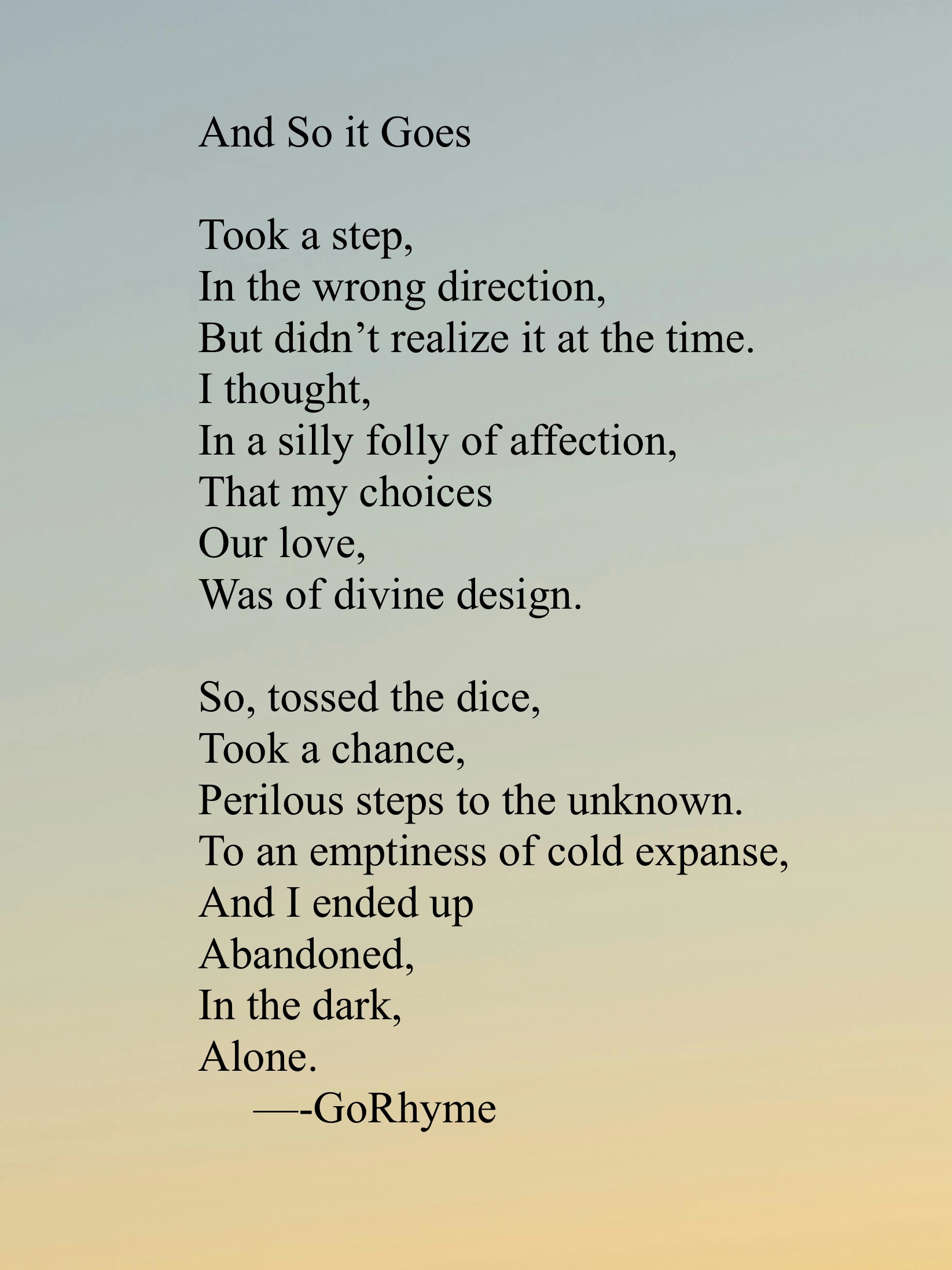 Poetry by Kelly Gray
