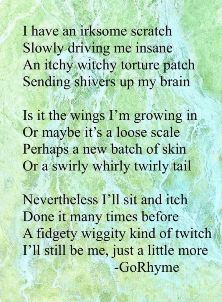 A Poem About An Itchy Creature